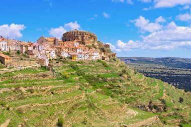 Eski ortaçağ kasabası Ares del Maestrat Castellon