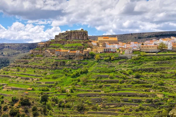 La antigua ciudad medieval de Ares del Maestrat Castellón — Foto de Stock