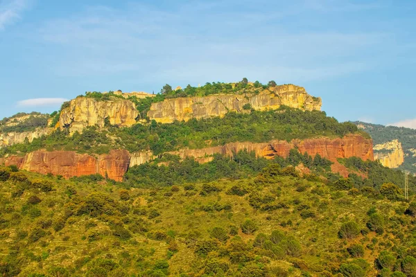 Landschaft in der Nähe des Dorfes Siurana in Katalonien — Stockfoto