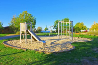 Senftenberg Gölü Plajı Buchwalde ve oyun alanı, Lusatian Gölü Bölgesi
