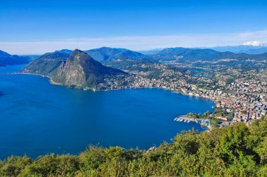 Lugano Gölü ve Kasaba Lugano