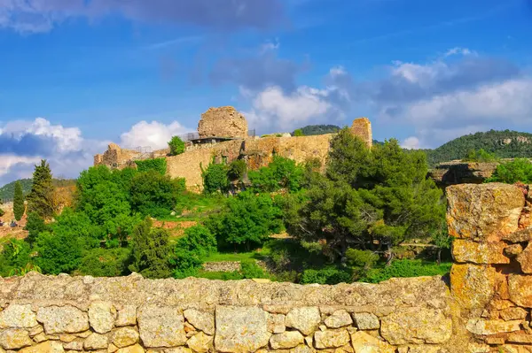 Village Siurana in Catalonia mountains — Stock Photo, Image