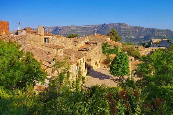 Dorf Siurana Katalonien Berge Spanien — Stockfoto