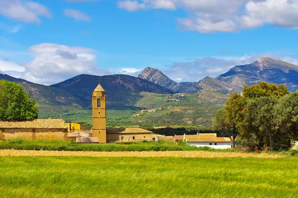 Średniowieczne Miasto Loporzano Aragonii Hiszpania — Zdjęcie stockowe