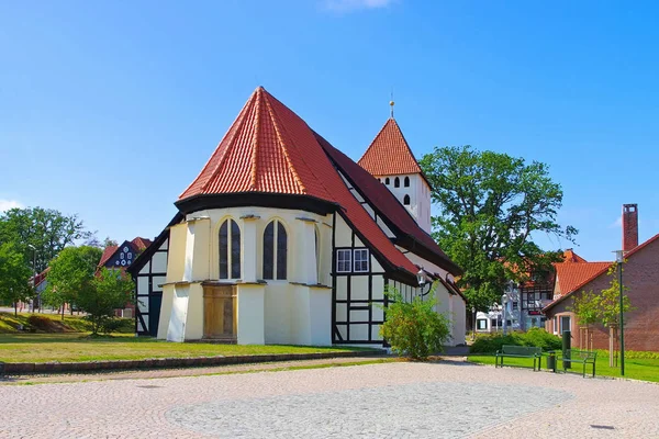 Iglesia Hankensbuettel Baja Sajonia Alemania —  Fotos de Stock