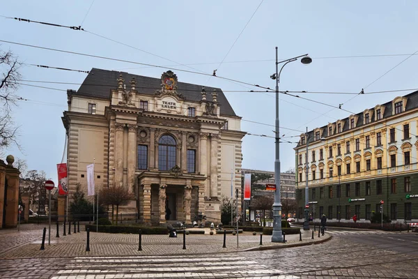 O teatro de marionetes em Wroclaw, Polonia — Fotografia de Stock