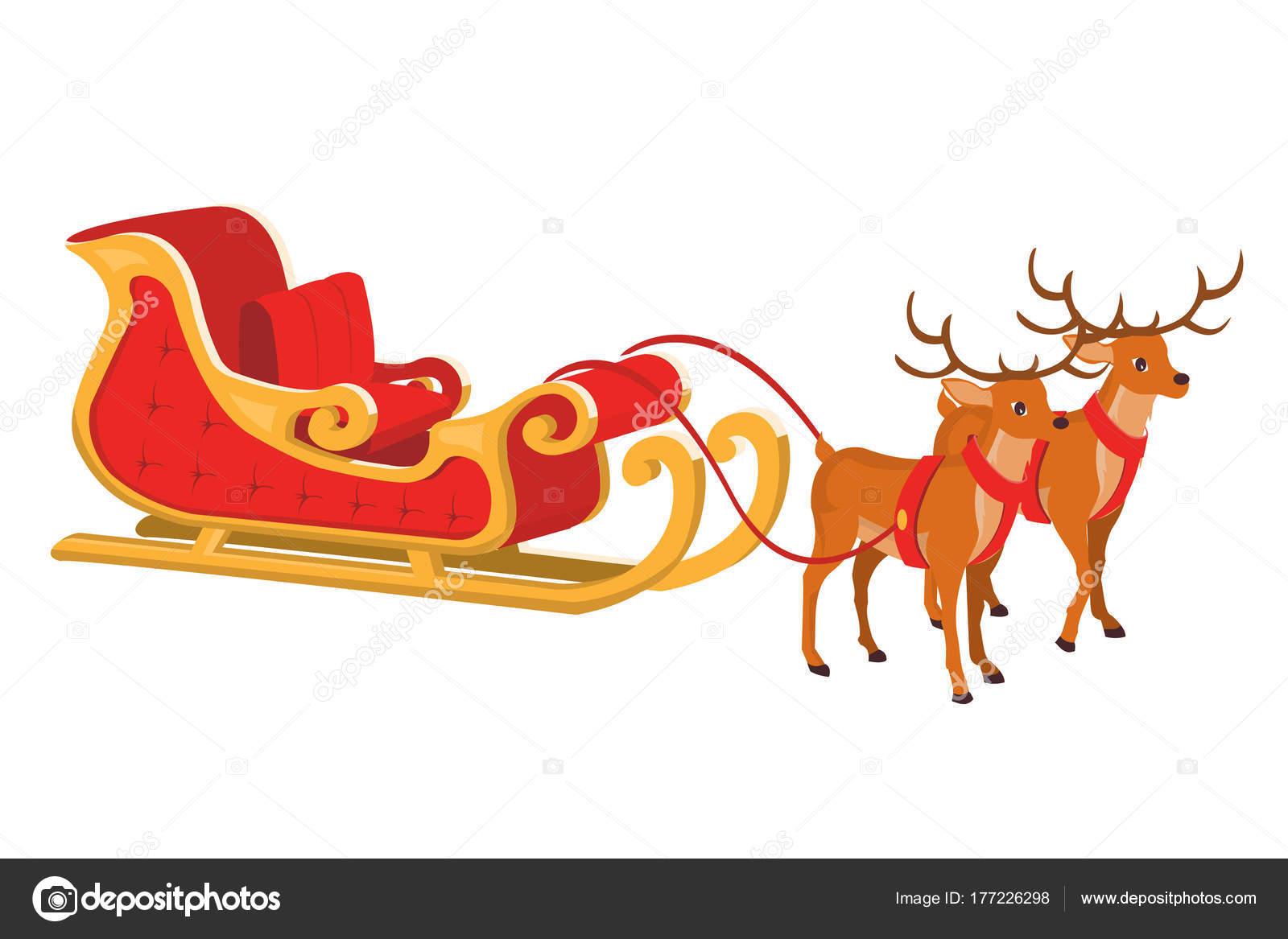 Vector Design Santa Sleigh Reindeer Stock Vector Image by ©Ipajoel #177226298 Vector Design Santa Sleigh Reindeer Stock Vector Image by ©Ipajoel #177226298