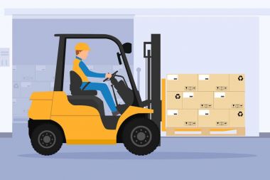 Odası Soğutma Tüneli sürüş adamla forklift