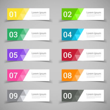 Afiş şablonlar kümesi. Modern soyut tasarım.