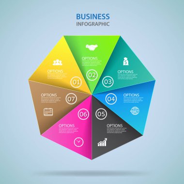 Modern infographics seçenekleri afiş. Vektör.