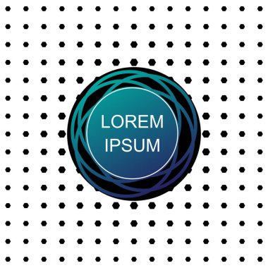 Daire arka plan. Vektör çizim eps 10.