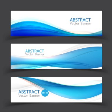 Afiş şablonlar kümesi. Modern tasarlamak vektör çizim de