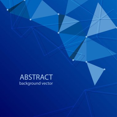 Renkli geometrik üçgen arka. vektör moder