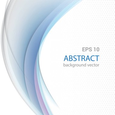 Vektör düz renk mavi dalga geçmiş. Vektör illustr