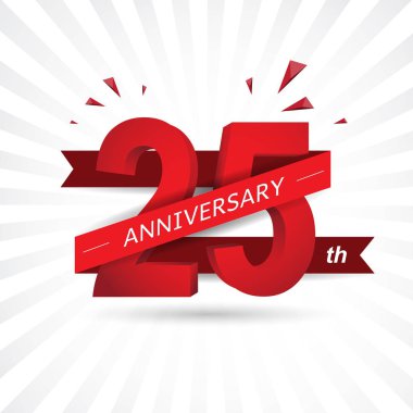 Yıldönümü kutlamaları numaraları arka plan. vektör 