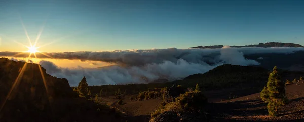 La Palma 'da günbatımı — Stok fotoğraf