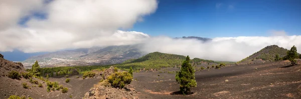 La Palma kaldera panorámája — Stock Fotó