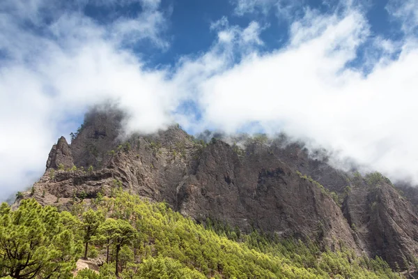 Famosa caldera di La Palma — Foto Stock