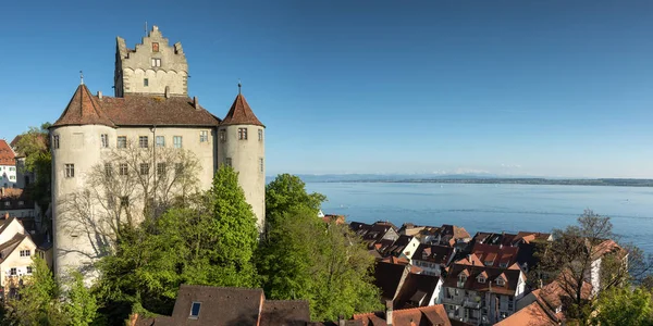 Meersburg Şatosu Panoraması — Stok fotoğraf