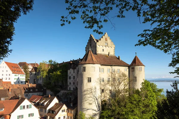 Meersburg Şatosu Panoraması — Stok fotoğraf