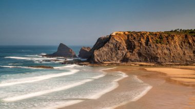 Praia de Ohexe 'de dalgalar