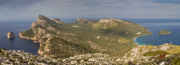 Πανόραμα της χερσονήσου Cap Formentor — Φωτογραφία Αρχείου