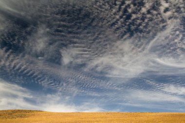 Atakama Çölü 'nde güzel bir gökyüzü, Şili