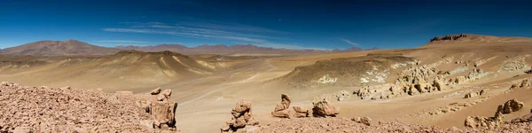 Panorama Salar Tara Désert Atacama Chili — Photo