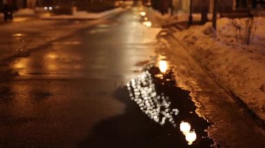 Şehir ışıkları kalp şeklinde