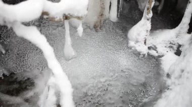 Kış kırsal manzara