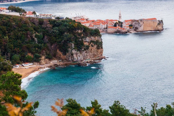 Cidade Velha Budva Montanha — Fotografia de Stock