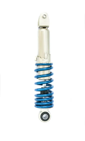 Shock absorber isolated on white background ,with Clipping Path — Stock Photo, Image