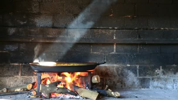 Paella y luz — Vídeo de stock