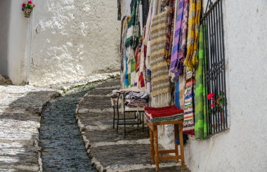 Sokağa Alpujarra, Granada, İspanya