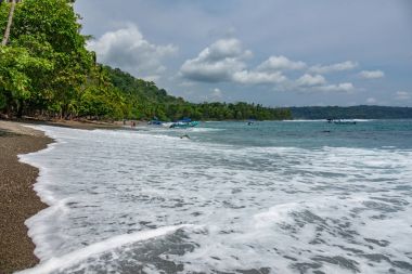 Corcovado Milli Parkı - plaj manzarası turist
