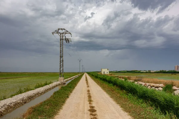 Sledování k bouře — Stock fotografie