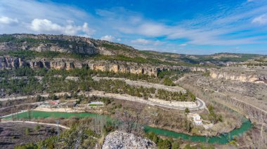 Cuenca Huecar gorge. İspanya