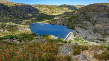 Geniş görüş, Vega de Barajı Zamora, İspanya'da kırık Tera