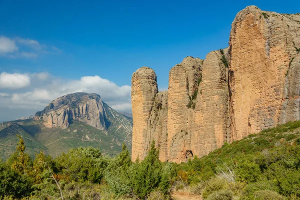 Landscape "Mallos de Riglos" in Huesca — Stock Photo, Image