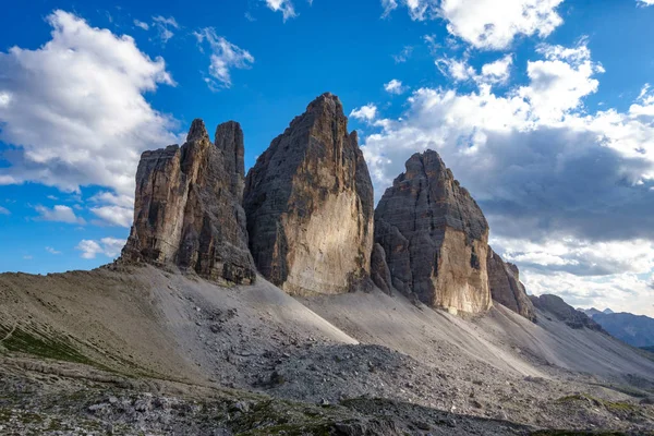 Tre Cime di Lavaredo at sunset — Stock Photo, Image