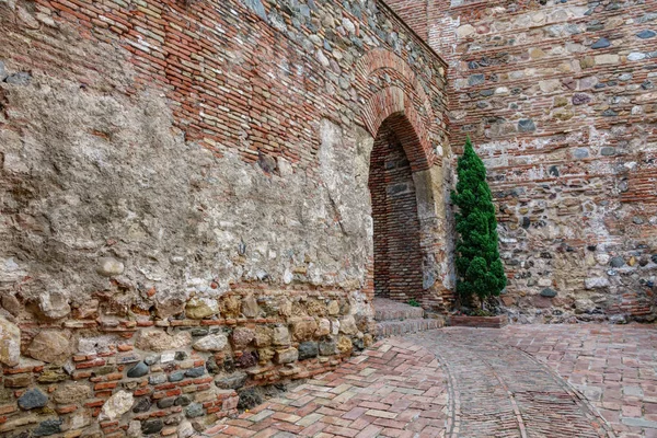 Malaga citadel entrance — Stock Photo, Image