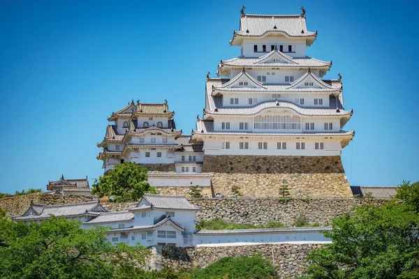 Zamek Himeji, biały zamek Czapla — Zdjęcie stockowe