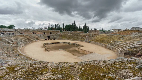 Römisches Amphitheater in Merida, Spanien — Stockfoto
