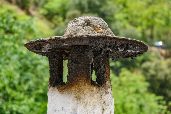 Schoorsteen in Capileira, de Alpujarra, Granada — Stockfoto