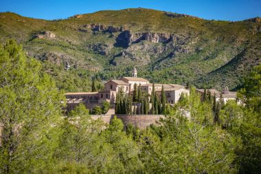 Close-up of Cartuja de Portaceli monastery clipart