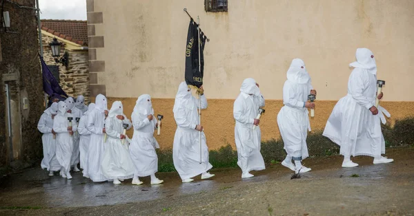 Procesión tradicional de Pascua en Bercianos —  Fotos de Stock