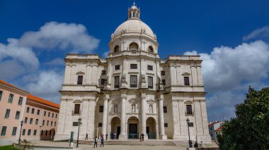 Lizbon, Portekiz bulanık turist ile ulusal Pantheon