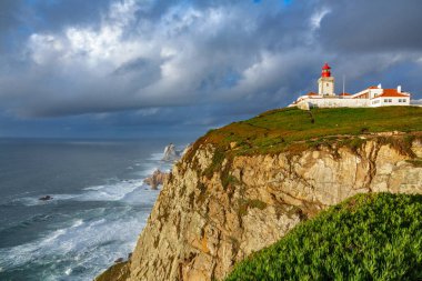 Cabo da Roca deniz feneri, sonunda Avrupa'nın geniş açı