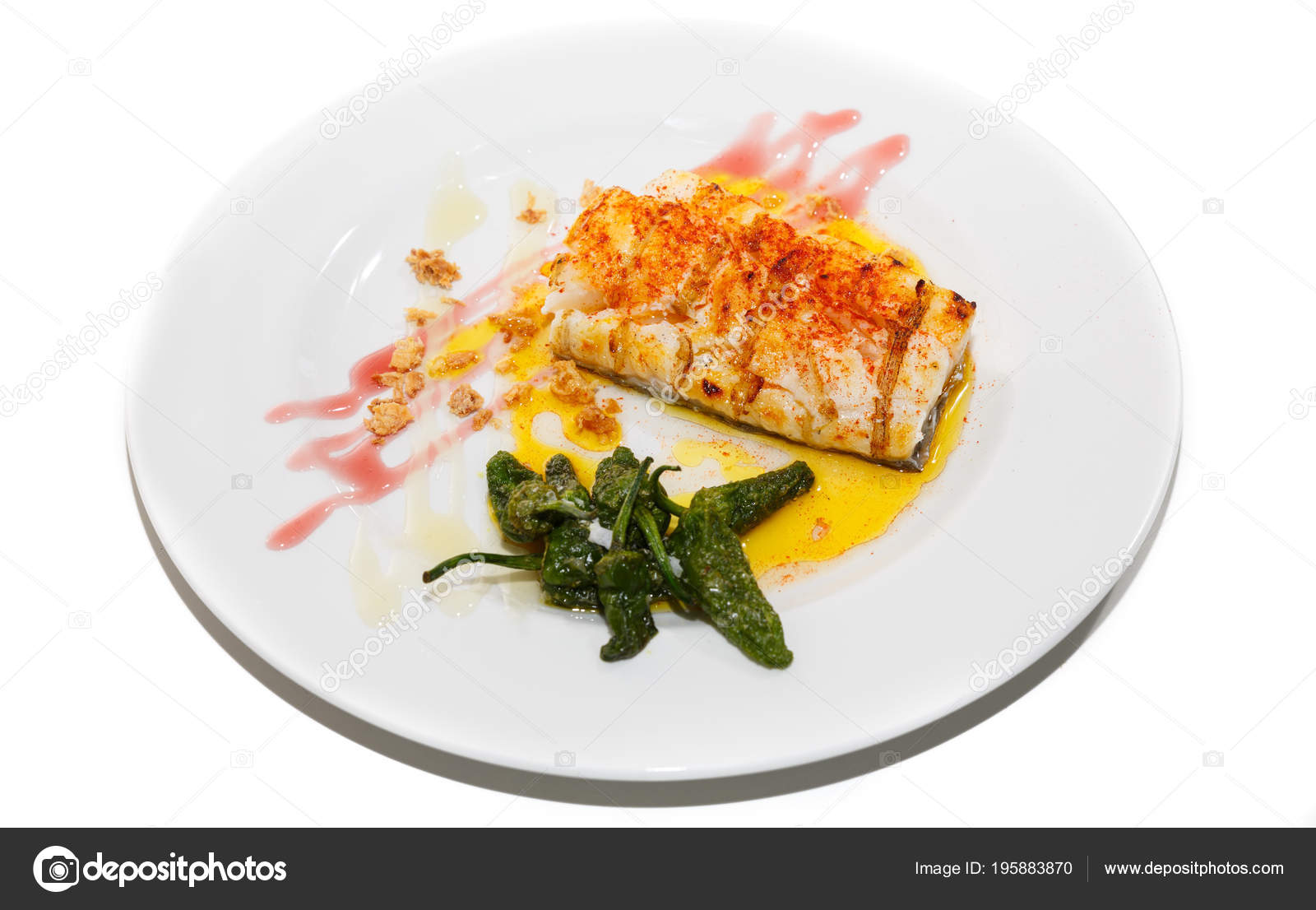 kabeljauw met paprika