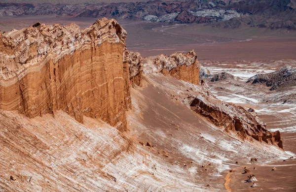 Sucha i sucha dolina księżyca, Atacama — Zdjęcie stockowe